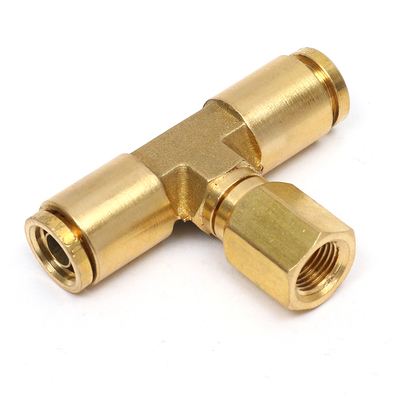 DOT三通两头插管+内螺纹接头