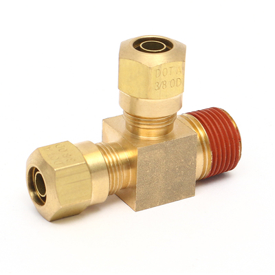 直通双头插管DOT铜快速接头