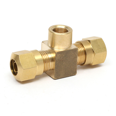 DOT卡套三通双头插管接头